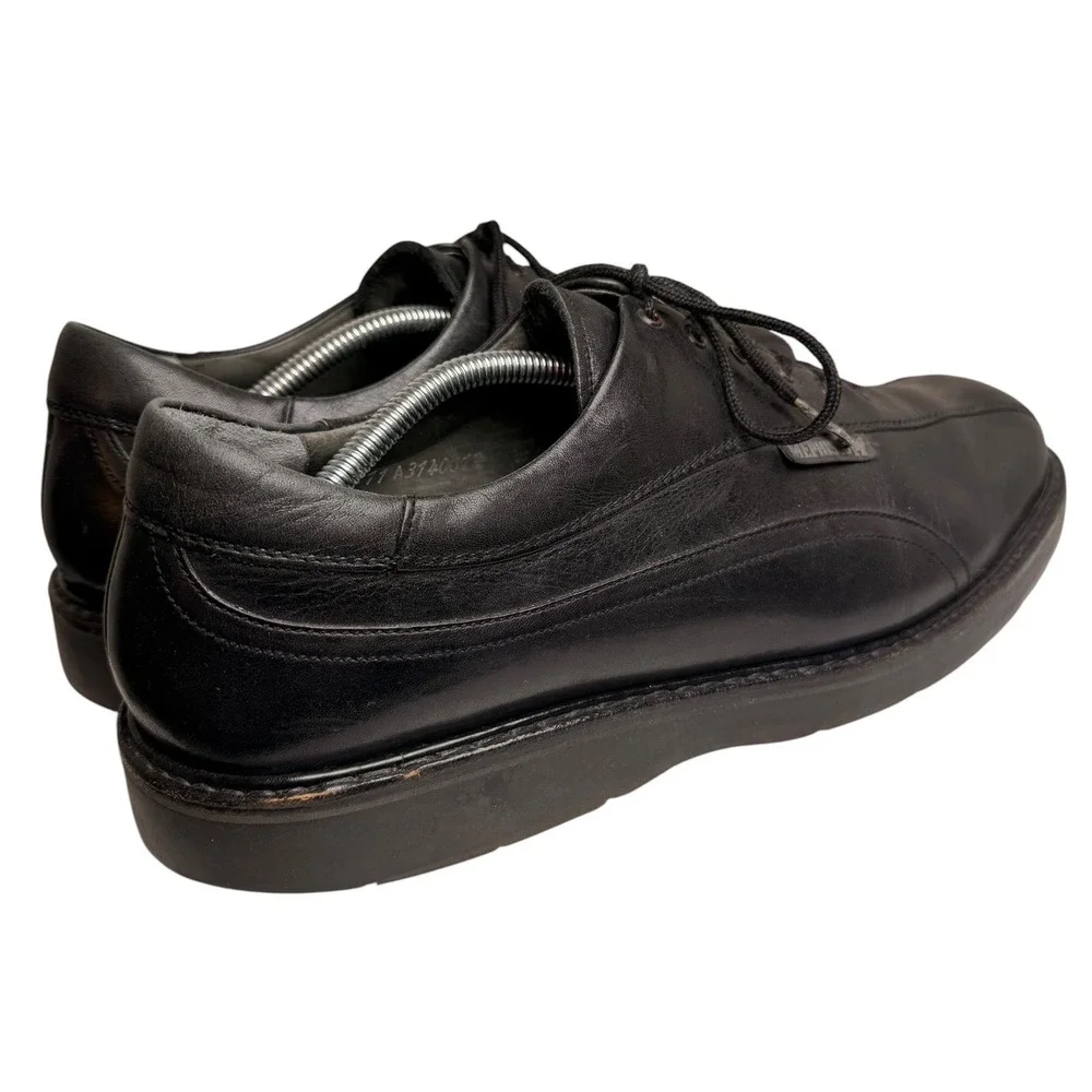 Mephisto Abel Men’s 11.5 Black Leather Goodyear Welt Walking Shoes